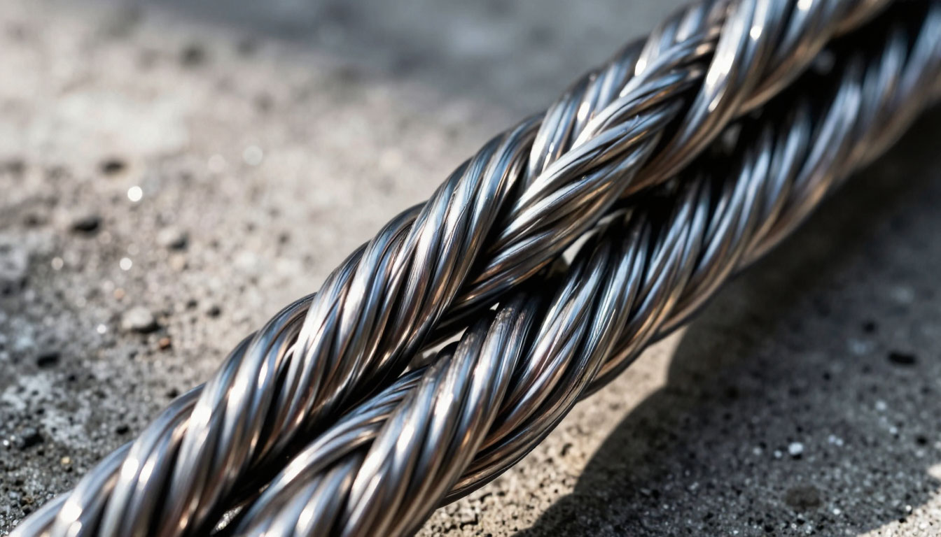 стальной трос в пвх