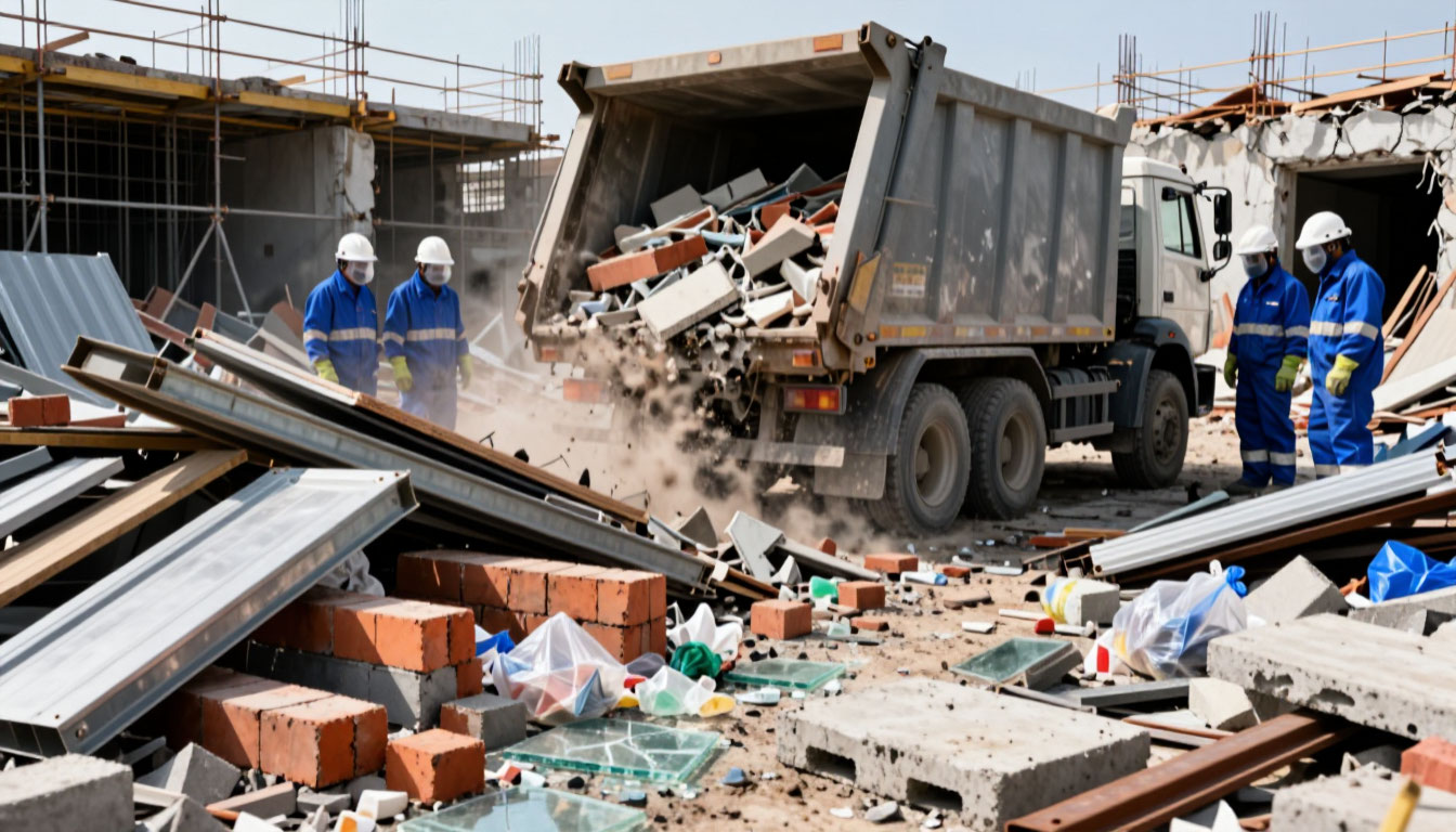 вывоз строительного мусора