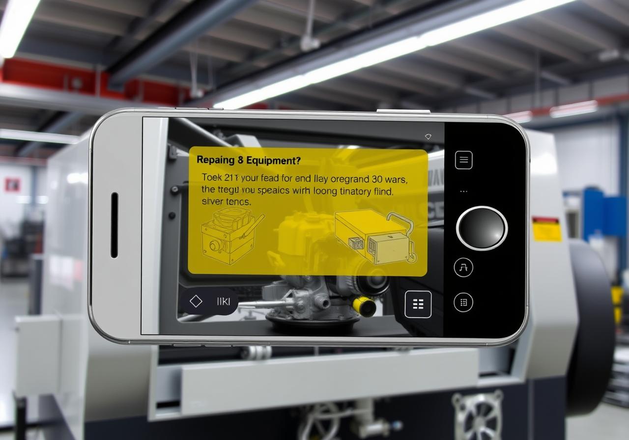 Дополненная реальность (AR) для ремонта и обслуживания оборудования