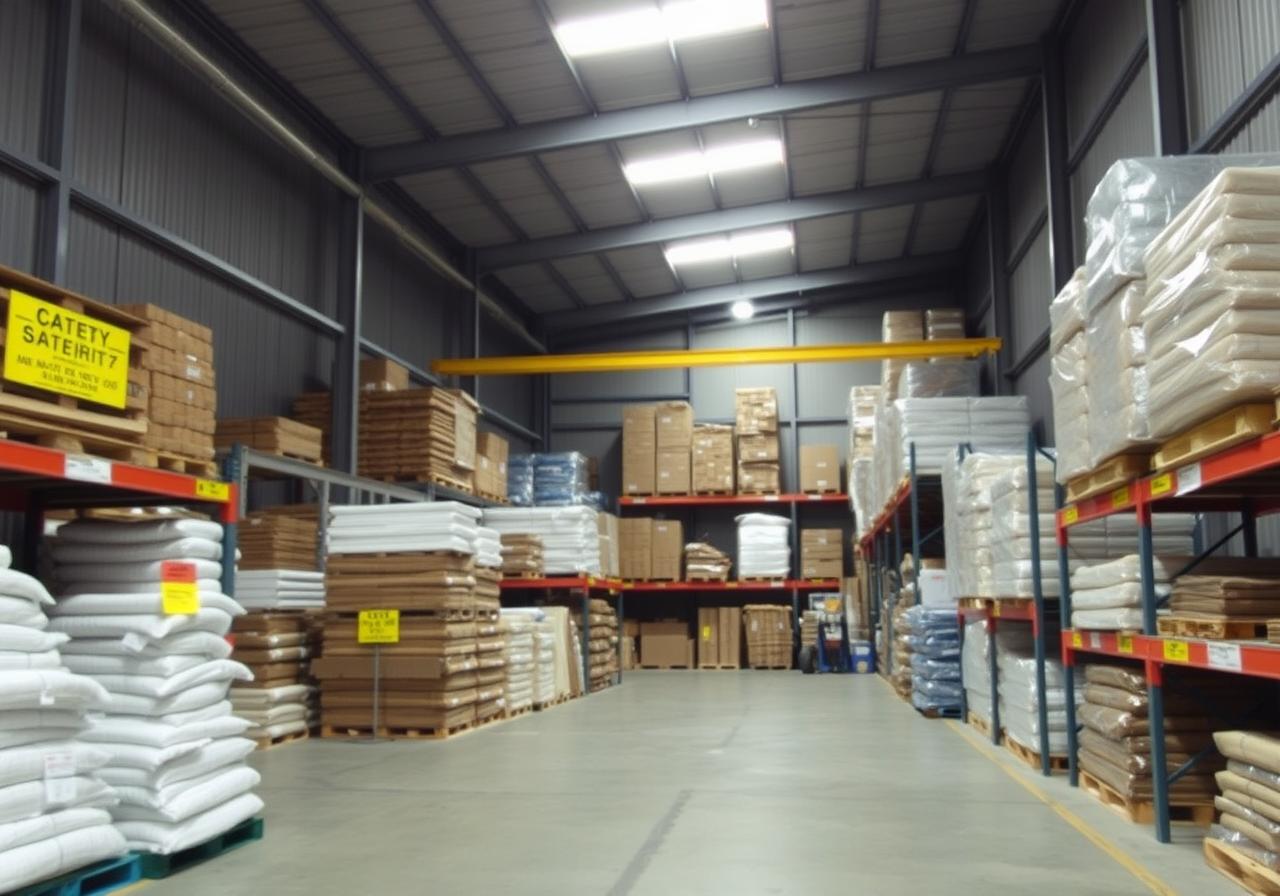 Хранение сырья и материалов: нормы и требования к складу