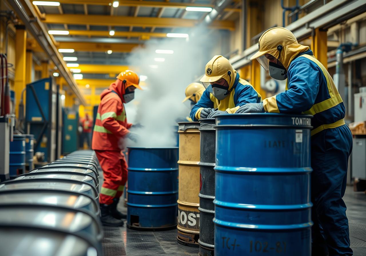 Обращение с опасными отходами на производстве