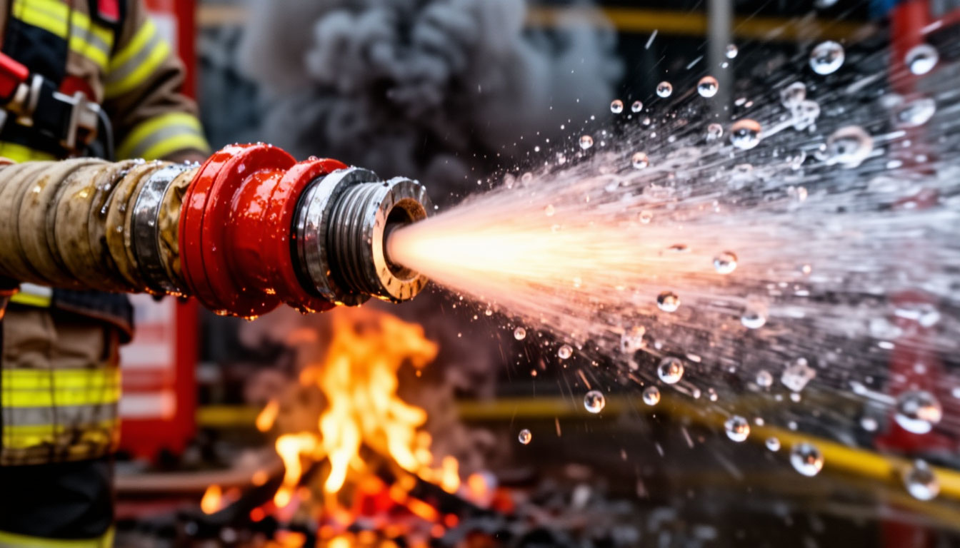 Щелевые распылители воды в пожаротушении: параметры факела и тактика применения