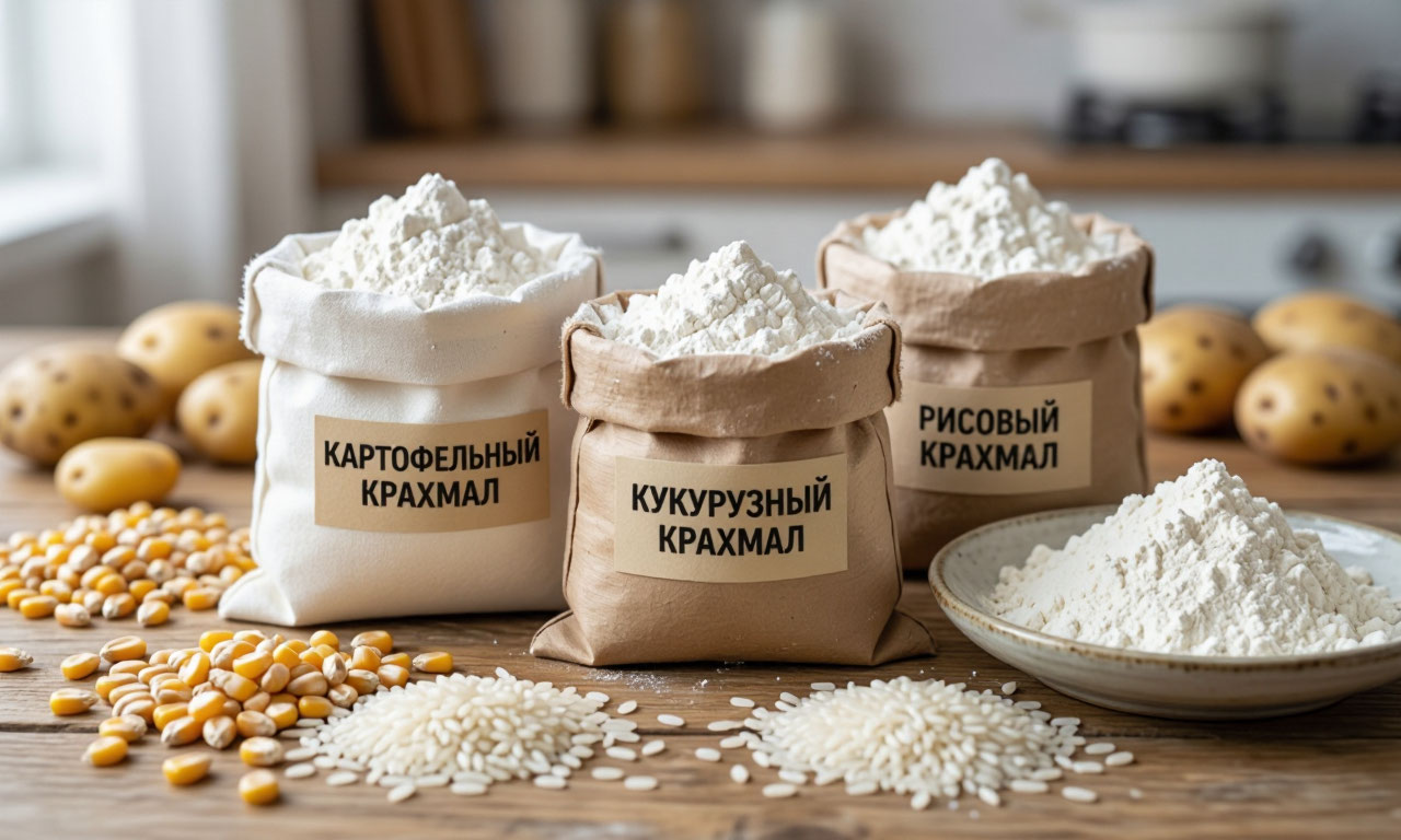 Свойства крахмалов в производстве продуктов: классификация и технологические функции