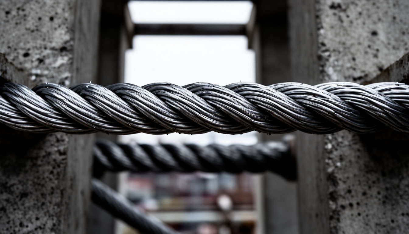 Трос в ПВХ оплетке: характеристики, виды и применение